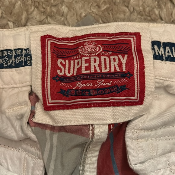 Superdry Plaid Cargo Shorts - Picture 3 of 9